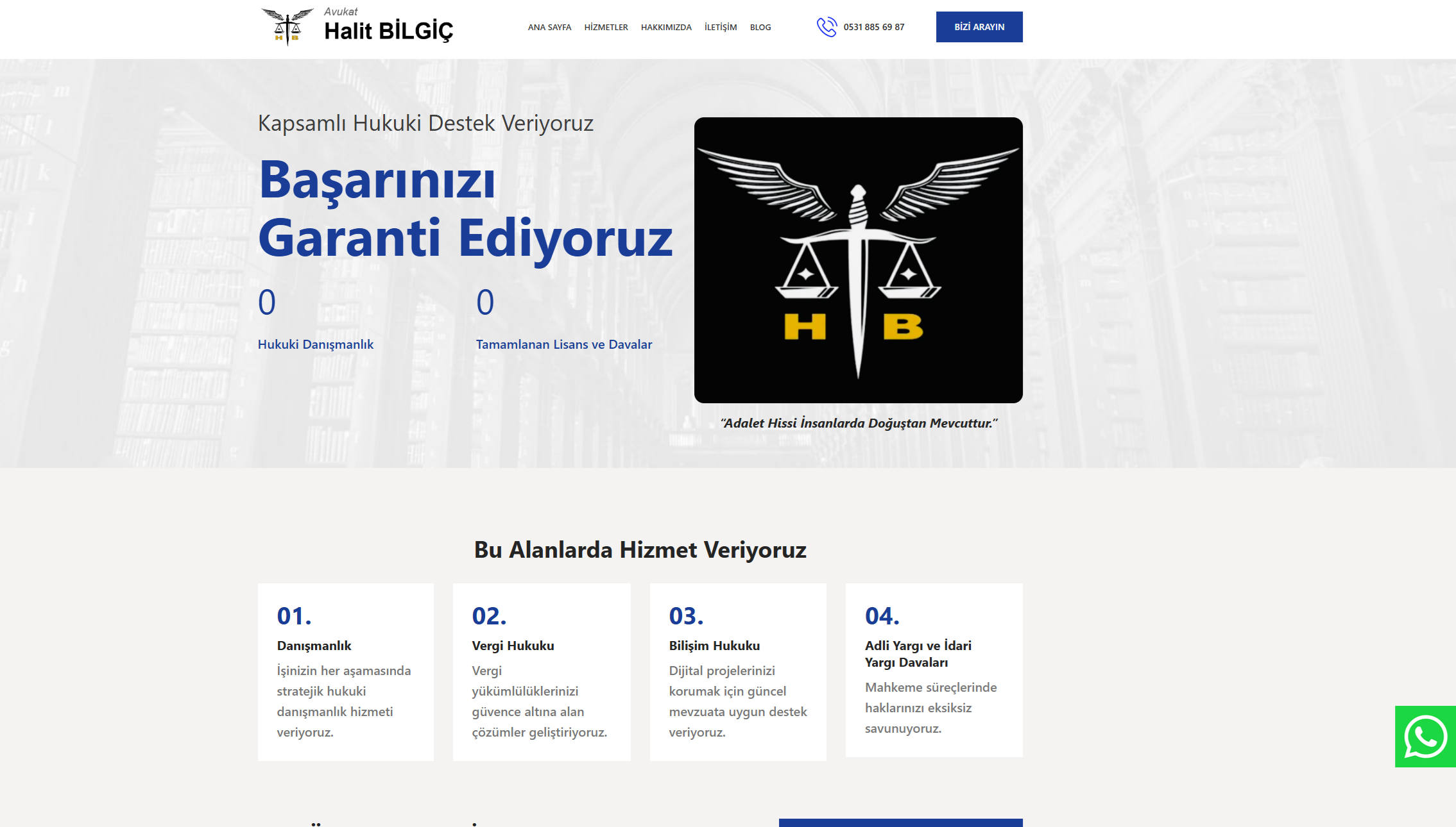 Hukuk Bürosu Web Sitesi