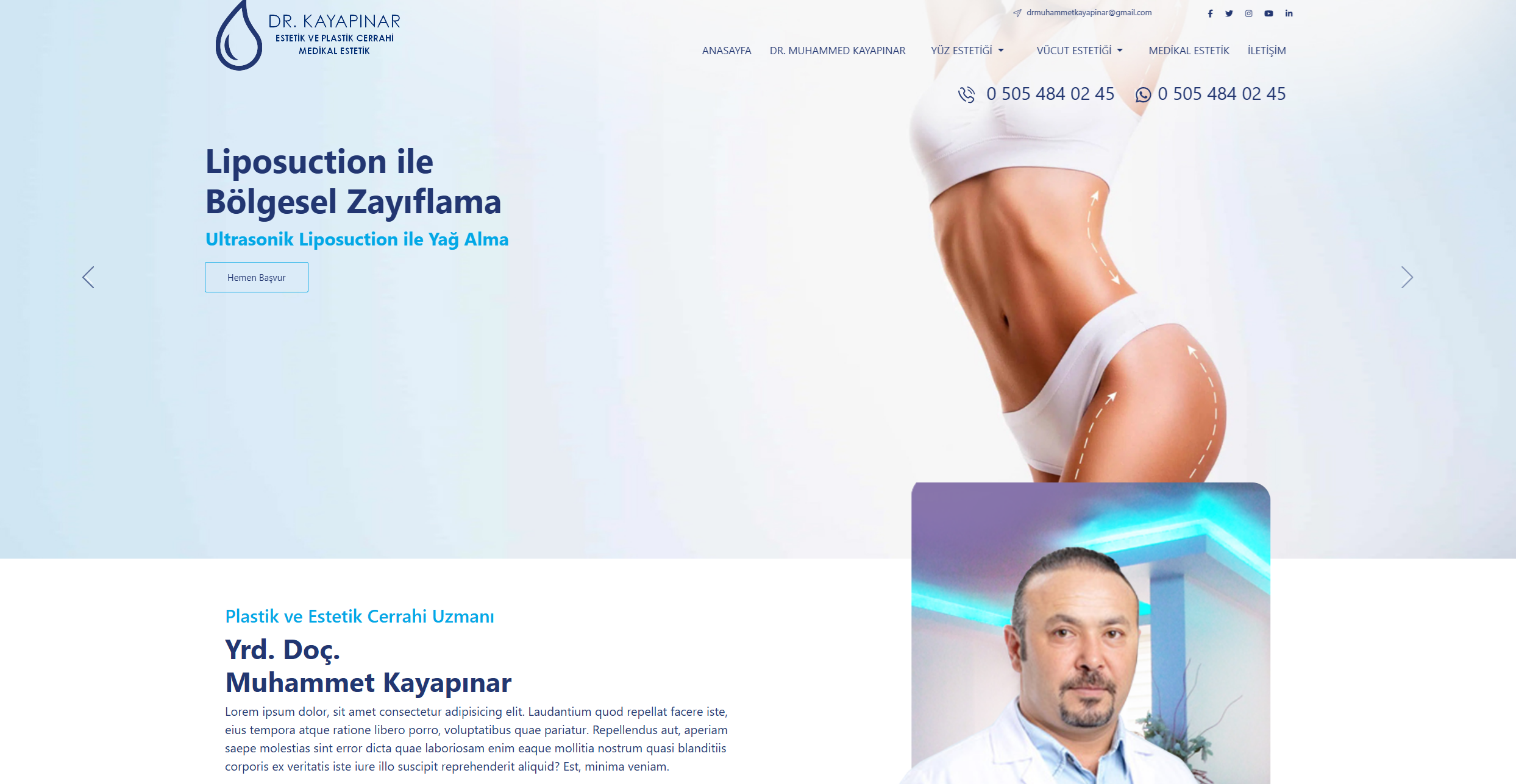 Medikal Web Sitesi (Dr. Kayapınar)